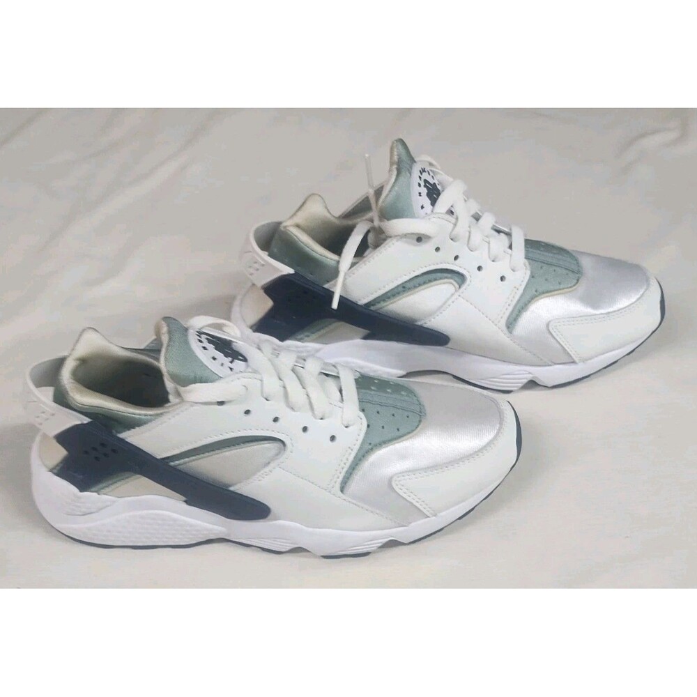Nike Air Huarache DH4439-110 White Obsidian Mica Green Shoes Women Size  8